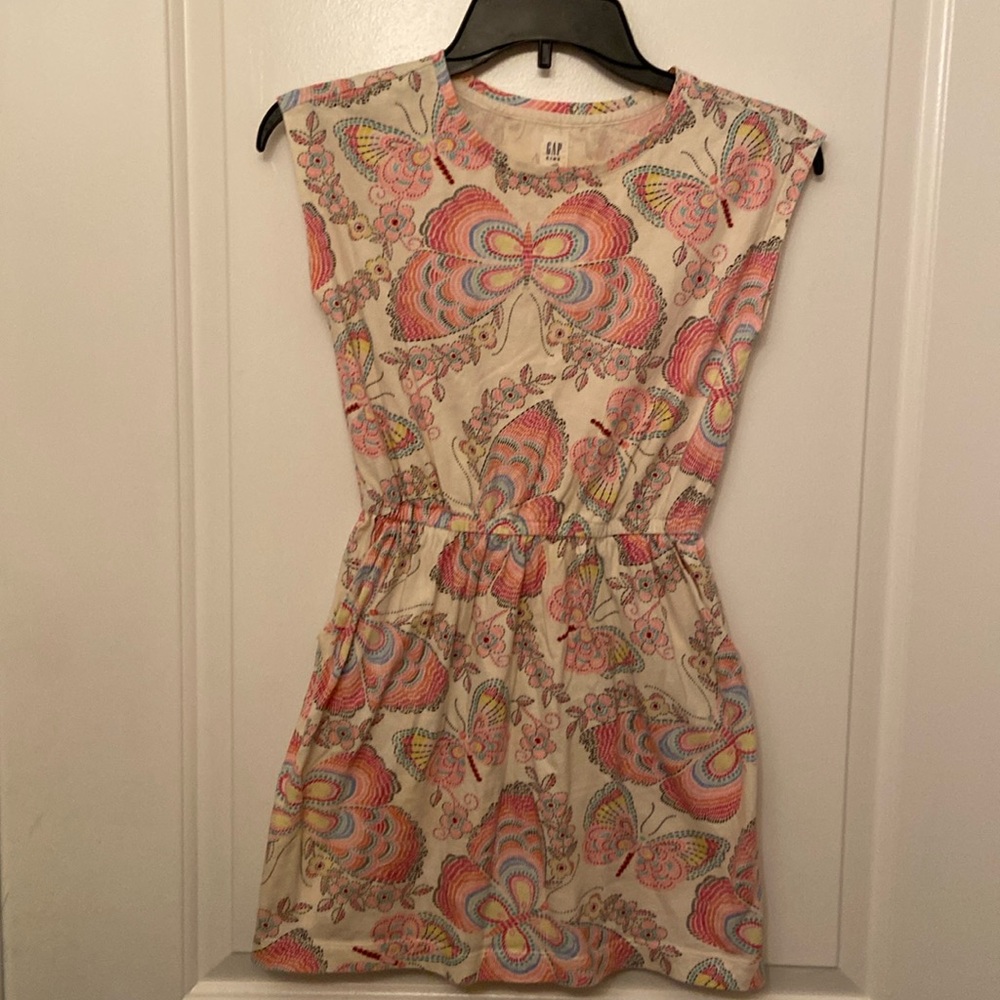 Gap kids, xl (12), multicolored dress with pockets.
